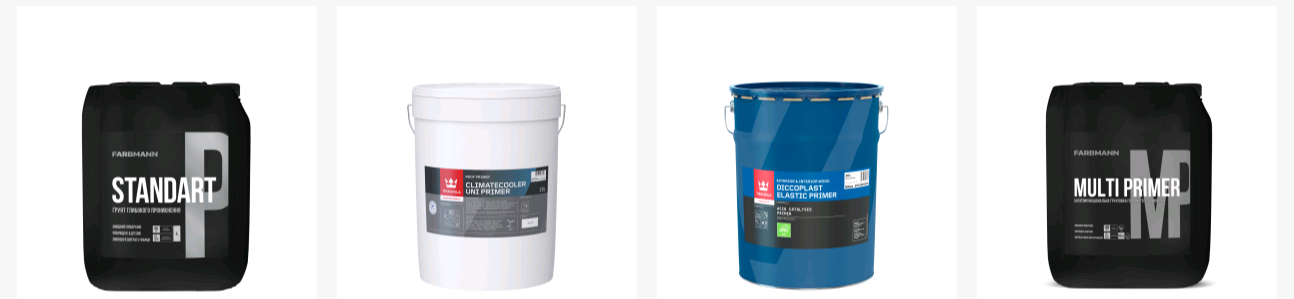 Каталог ґрунтовок Tikkurila Shop